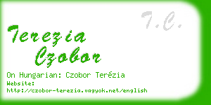 terezia czobor business card